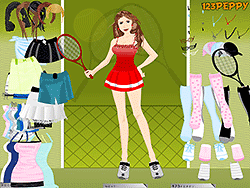 Peppy Tennis Girl