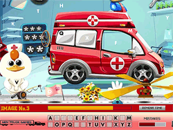 Ambulance Trucks Hidden Letters