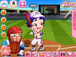 Baby Hazel Baseball Player Dressup - Girls - POG.COM