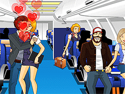 Air Hostess Kissing - Fun/Crazy - Pog.com