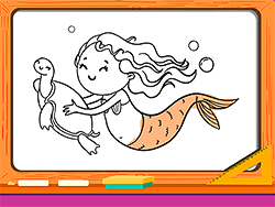 Mermaid Coloring Book - Skill - POG.COM