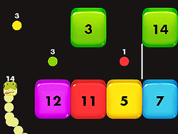 Snake, Blocks and Numbers