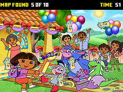Dora the Explorer: Find Hidden Map - Arcade & Classic - Pog.com