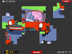 Peppa Pig Car Puzzle
