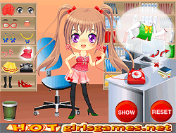 Cute Assistant Style Dressup