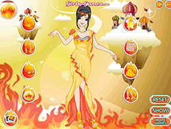 Fire Princess Dressup