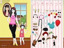 Mother and Daughter Dressup Flash