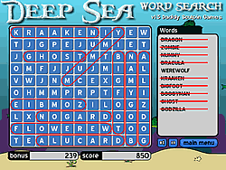 Deep Sea Word Search