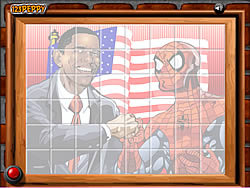 Sort My Tiles Obama and Spiderman