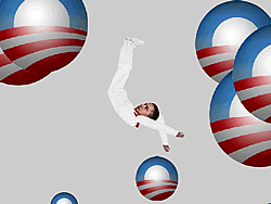 Falling Obama