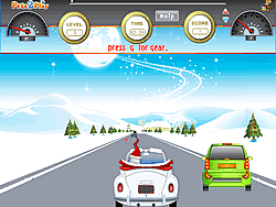 Santa Car Race