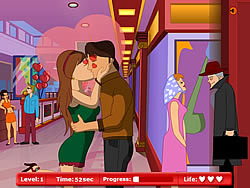 Kissing at the Shopping Mall - POG.COM