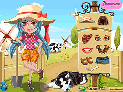 farmer girl dress up - POG.COM