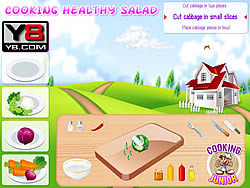 Cooking Healthy Salad - POG.COM