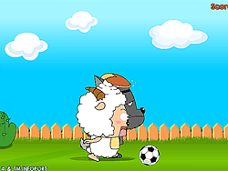 Lazy Goat and Big Big Wolf Soccer War