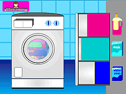 Laundry girl