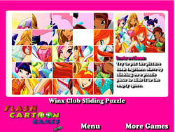 Winx Club Sliding Puzzle