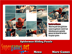 Spiderman Sliding Puzzles