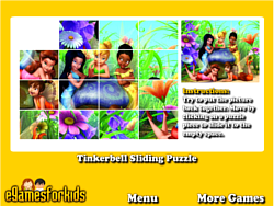Tinkerbell Sliding Puzzle