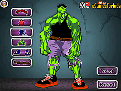 Hulk Transformation Dressup