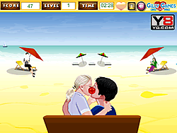 Modern Beach kiss