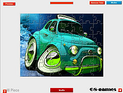 3D Car Jigsaw