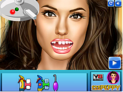 Angelina Jolie at the Dentist