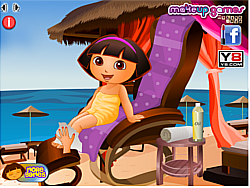 Dora at the Spa