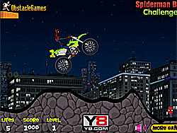 Spider Man Bike Challenge