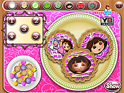 Dora Cookies Decoration