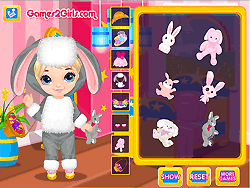 Easter Baby Dressup
