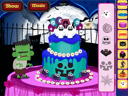 Spooky Cake Deco