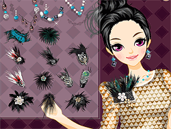 Feather Brooch Dressup